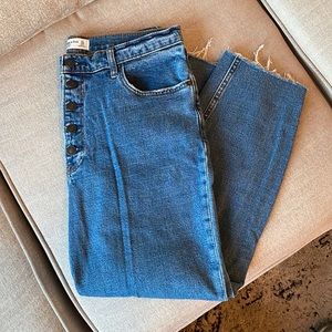A&F The Mom High Rise Jean Sz 31/12